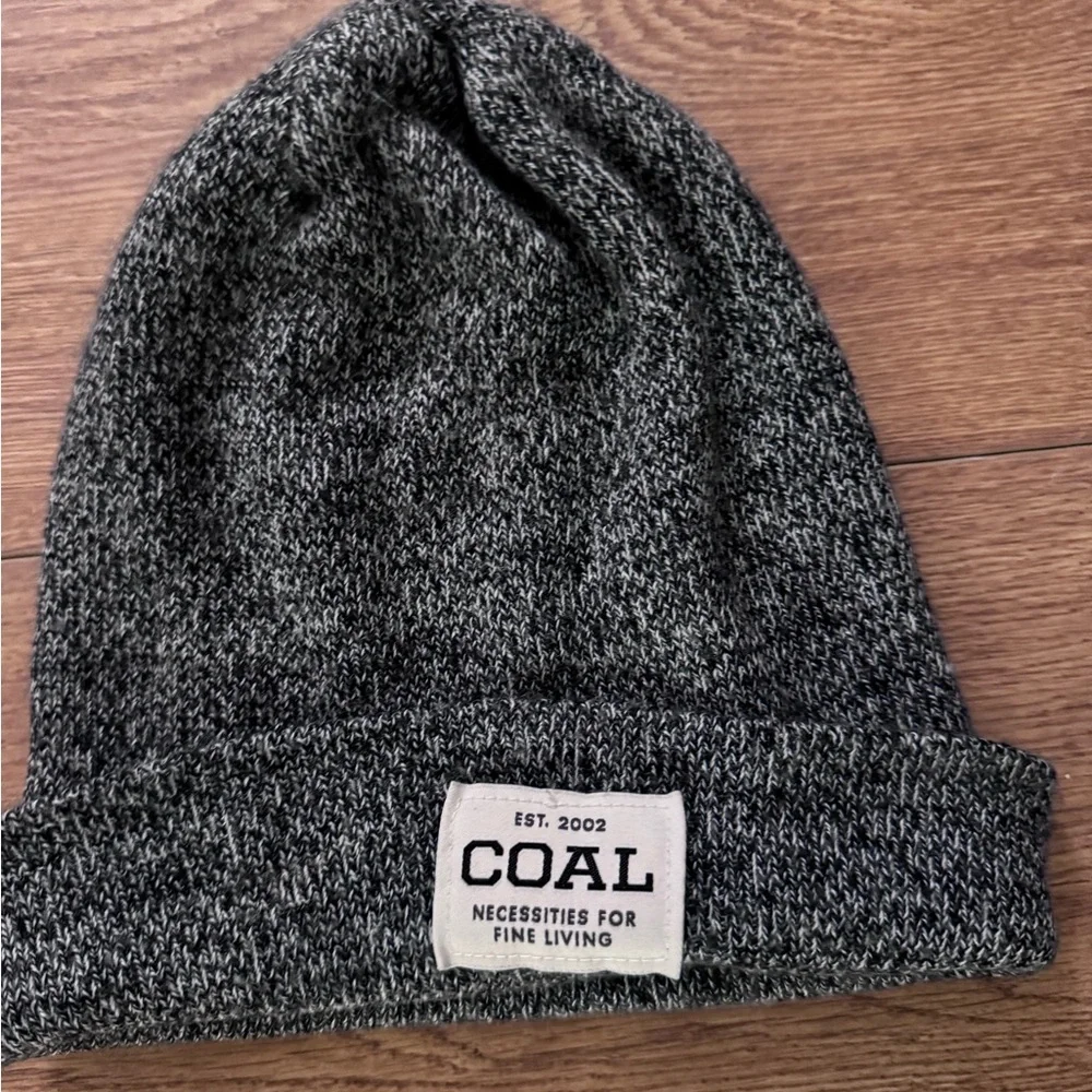 Coal Gray Knit Beanie